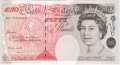 New British Stock 50 Pounds, from 1999